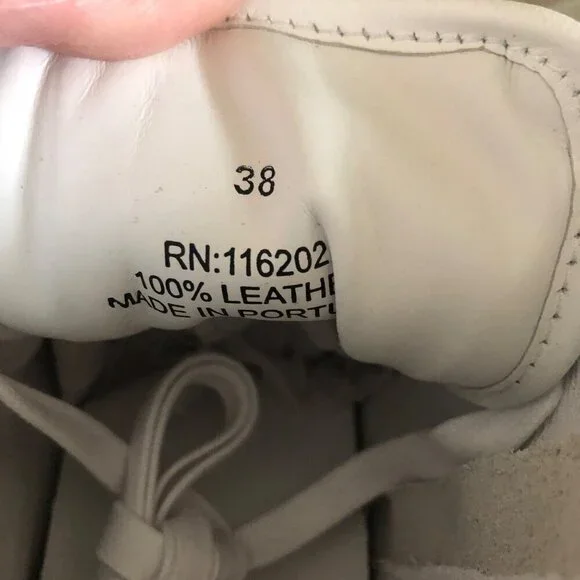 NIB Zadig & Voltaire High Flash Keith Leather Suede Sneaker Snake look Size 7 - Picture 8 of 13